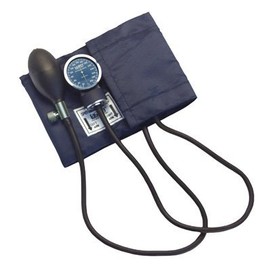 Labtron Labstar Latex-Free Sphygmomanometer - Manual Blood Pressure Monitor with Adult Cuff - Blue, 200