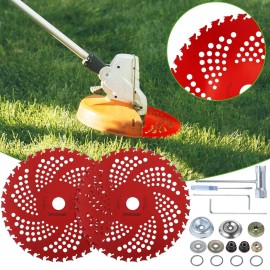 Dewalt, For EGO, For Husqvarna, For Weed Eater, Forester, Hitachi 2Pack-9"x 36 Teeth Carbide Tipped Blade kit for Brush Cutter Trimmer Weed Eater