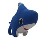 LAARNT 25 cm Blue Shark Dog Plush Toy, Smiling Shark