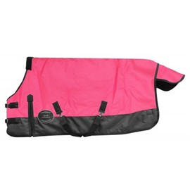 Showman Pony/Yearling 42"- 46" Waterproof & Breathable 1200 Denier Turnout Blanket (Red)