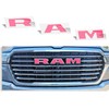 RAM Grille Emblem Overlay Decal Stickers 2025 Ram 1500 (Color: