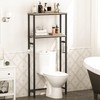 HOOBRO Over-The-Toilet Storage, 2-Tier Bathroom Organizer Over Toilet, Bathroom Shelves
