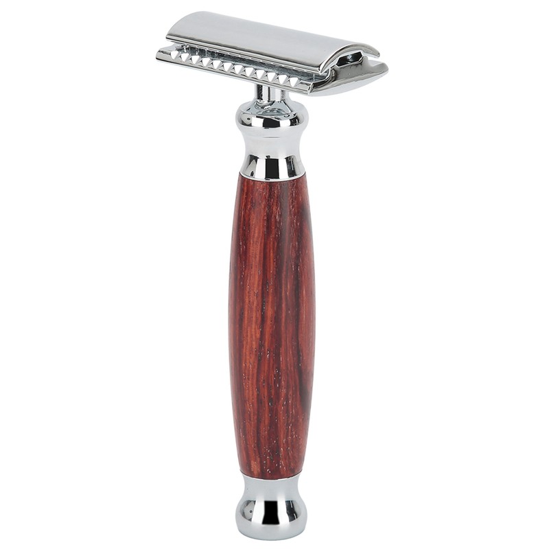 Wooden Handle Razor Manual Safety Shaving Knife Hair Remover Tool