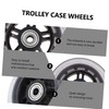 TEHAUX Roller Bag Replacement Wheels 4pcs 100mm Suitcase Caster Wheels