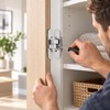 Invisible Door Hinges for Concealed Furniture Doors – Stainless Steel