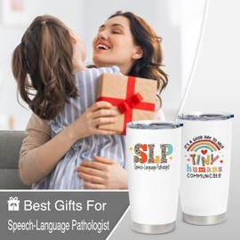 Gtdodcsd Speech Therapist Gift, Speech Therapy Gifts Tumbler 20oz, Speech Language Pathologist Gifts for Women, SLP Gifts for Speech Language Pathologist, Speech Pathologist Gifts