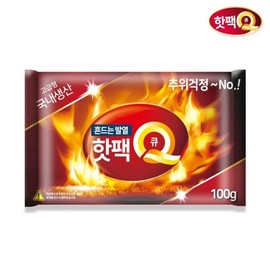 Domestic hot pack Q large capacity hot pack shaking hot pack hand warmer 100g 1 piece 15ea