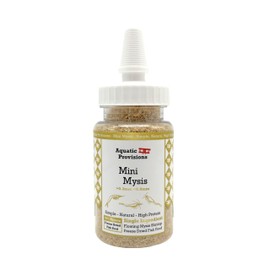 Mini Mysis Freeze Dried Fine Mysis Shrimp 0.6 oz, Floating Loose Fish Food for Freshwater and Marine Aquarium Fish