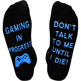 Folouse Easter Basket Stuffers for Teen Boy Stocking Stuffers for Boys Do Not Disturb I'm Gaming Socks