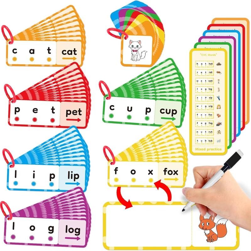 Phonics Flash Card ，Kasfalci，Learn to Read ，Blends and Digraph Cards