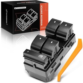 A-Premium Driver Side Power Master Window Switch Compatible with Chevy Traverse 2009-2017, Silverado 1500 2007-2013, HHR & GMC Sierra 2500HD 3500 HD, Replace OE# 20945129, 25789692, 25951963