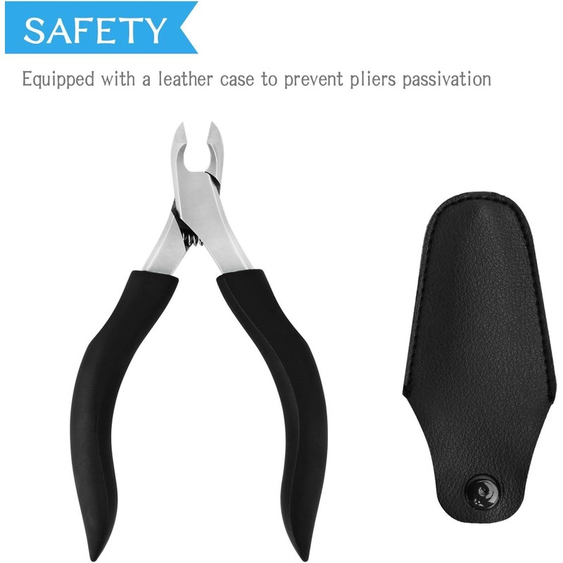 Thick Toe Nail Clippers - Men's Nail Clippers Set Durable