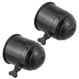 Vaguelly 2pcs Trailer Protective Cap Car Hitch Cover Towball Cover for Caravan Hitch Balls