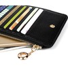 YALUXE Women's RFID Blocking Genuine Leather Wallet Card Holder with