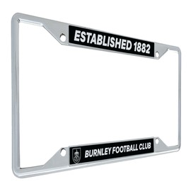 Desert Cactus Burnley FC Car Accessories Clarets Football Soccer Metal License Plate Frame and Tag Holder for Front or Rear of Vehicle (Frame - Design C)