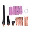 16 Pcs Welding Torch Accessories Ceramic Nozzle Pressure Cap Collets