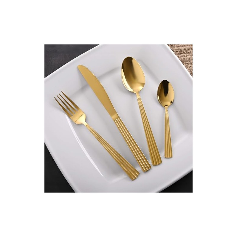GRÄWE Athens Series Cutlery Set for 4 People Stainless Steel