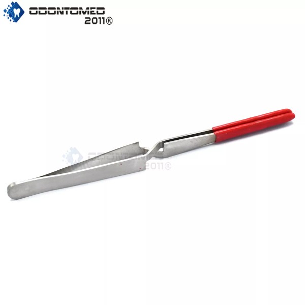 ODONTOMED2011 ODM Tweezers Self-Locking Coated Tips Cross Lock Jewelry Hobby