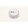 mt Masking Tape 1P"Stripe Lilac 2" Washi Masking Tape -