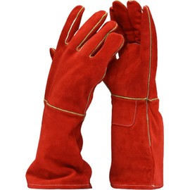 EFFICIO Heat Resistant Kitchen Gloves – Silicone Oven Mitts for Cooking, Baking & BBQ – Non-Slip, Waterproof, Extra Long Protection