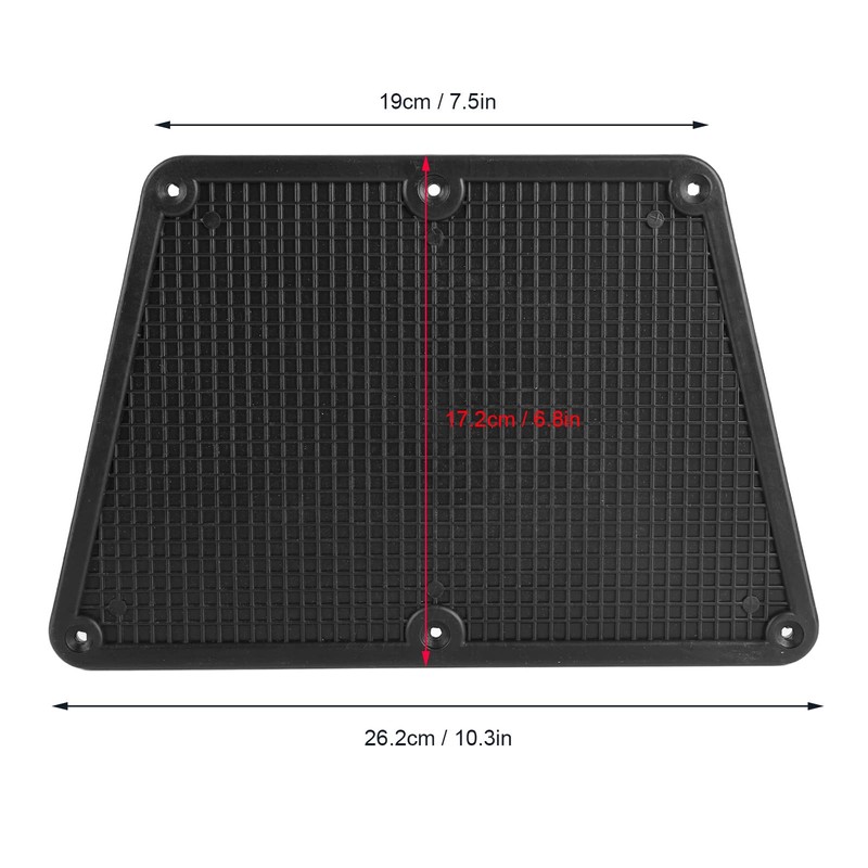 Plastic Transom Outboard Plate Pad for Fishing Boat Yacht Canoe,