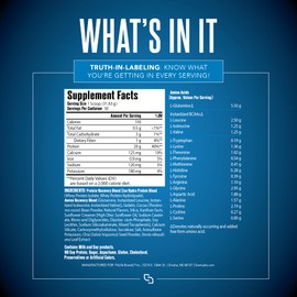 SIRENLABS Siren Labs Isolate Premium Whey Protein Powder Keto Isolate and Hydrolysate with Amino Acids Including Glutamine for Lean Muscle Growth and Recovery - Decadent Chocolate (30 Servings)