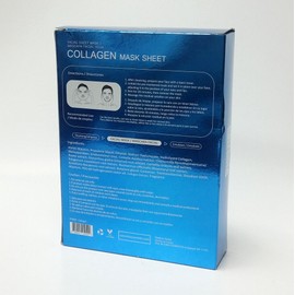 Kina Cosmetics Collagen Anti-Aging Hydrating Bamboo Premium Facial Mask 10 Pack