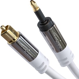 KabelDirekt Mini TOSLINK Audio Cable - 4m - White