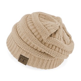 Crane Clothing Co. Women's Classic CC Beanies One Size Beige