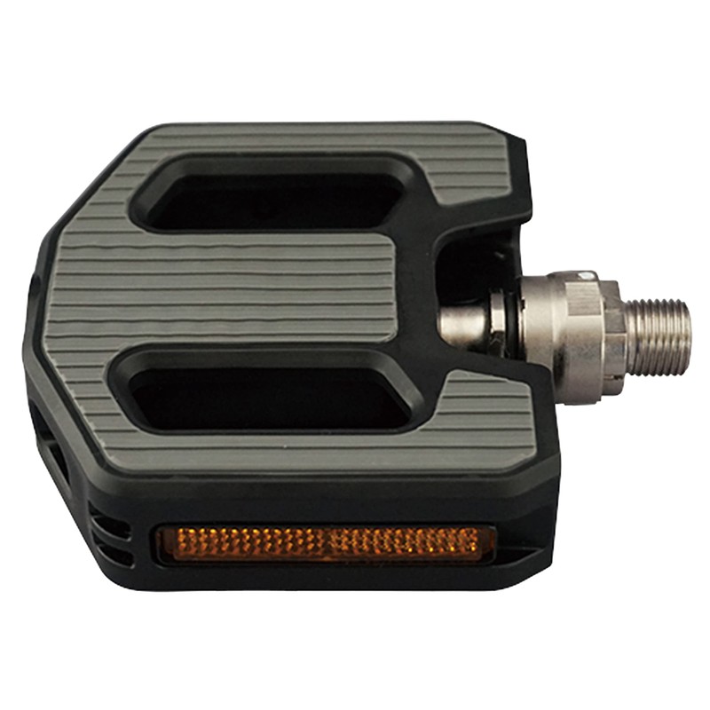 MKS (Mikashima Seisakusho) Bicycle Pedal, Panamax Ezy Superior Black/Gray