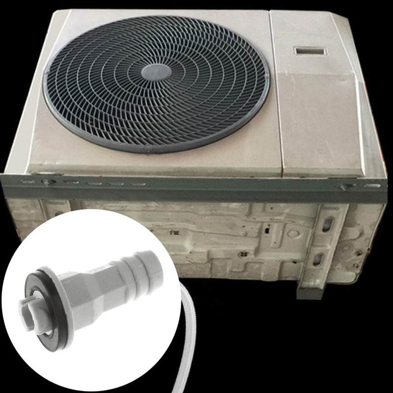 SEIWEI 2Pcs 15mm Air Conditioner Drain Hose Connector, Universal Drain