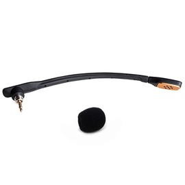 Replacement Astro A40 Microphone, Part for Astro A40 and A40 TR Microphone Replacement with Foam Cover for Gaming Headset - Black