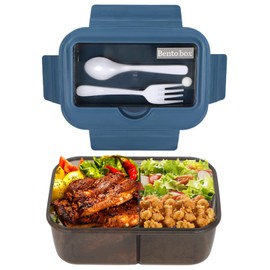 Lunch Box with Dividers Set, 1400 ml Lunch Box with Compartments Children/Adults, Lunch Box, Breakfast Box, Lunch Box with Cutlery, Lunch Box, Lunch Box, Lunch Box, Breakfast Box