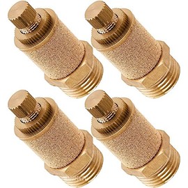 Vixen Air 1/2" NPT Dump/Slowdown/Silencer Flow Control Valve For Suspension - Bundle of four fittings VXA4012-4