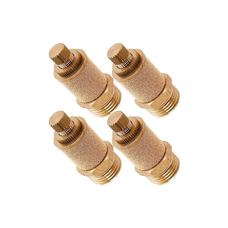 Vixen Air 1/2" NPT Dump/Slowdown/Silencer Flow Control Valve For Suspension