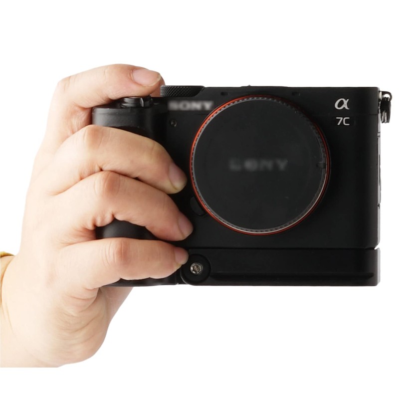 WEPOTO Hand Grip Metal R-A7C for Sony Alpha 7C A7C