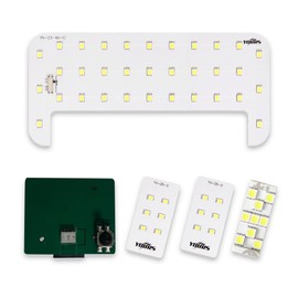 YOURS RAV4 LED Room Lamp Set for Minor Changes Only for Genuine LED Cars [White] [YOURS Base Design] Center Luggage Vanity Indoor Light Exclusive Design Genuine LED Light Adjustment Room Lamp Custom