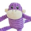 ZippyPaws - Spencer The Crinkle Monkey Dog Toy, Squeaker and