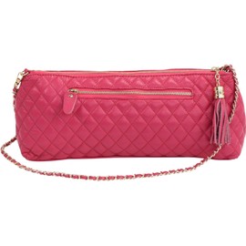 Primeware Luxury Wine Tote Travel Bag/Genuine Leather/Insulated Wine Bag Cross Body Carrier/Insulated Lining with Easy to Carry Shoulder Strap/Corkscrew Included/Great Gift (Pink)