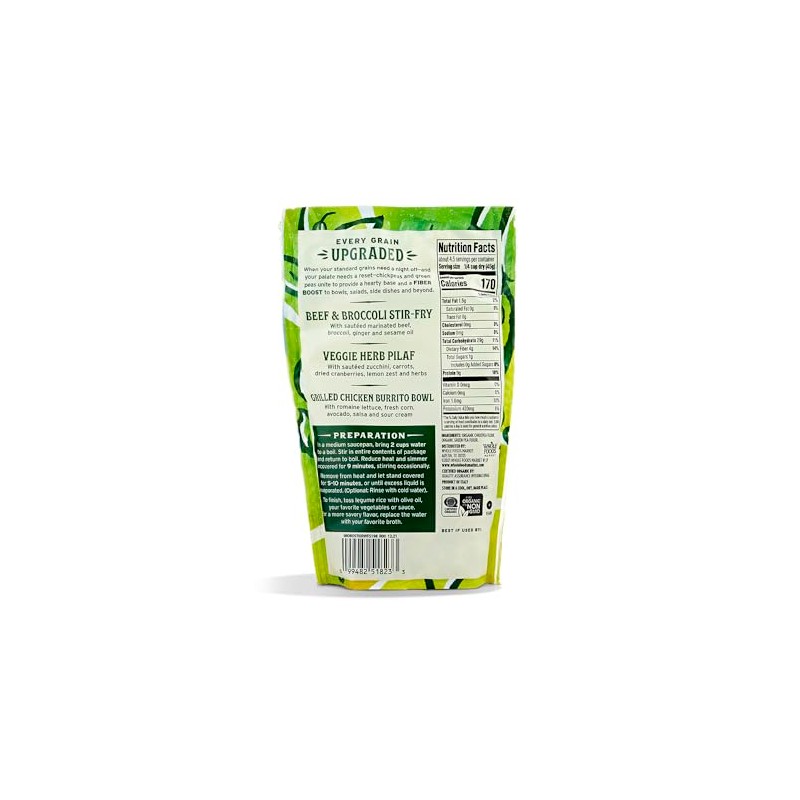 Whole Foods Market Organic Chickpea & Green Pea Rice Alternative,