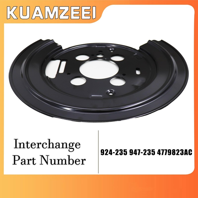 KUAMZEEI 924-235 2Pcs Rear Brake Dust Shield Backing Plate For