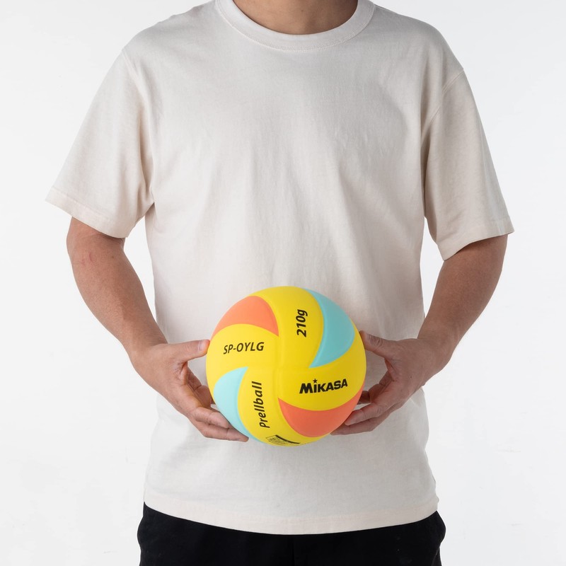 MIKASA Prell Ball, Orange/Yellow/Light Green, SP-OYLG Recommended Internal Pressure: 0.15