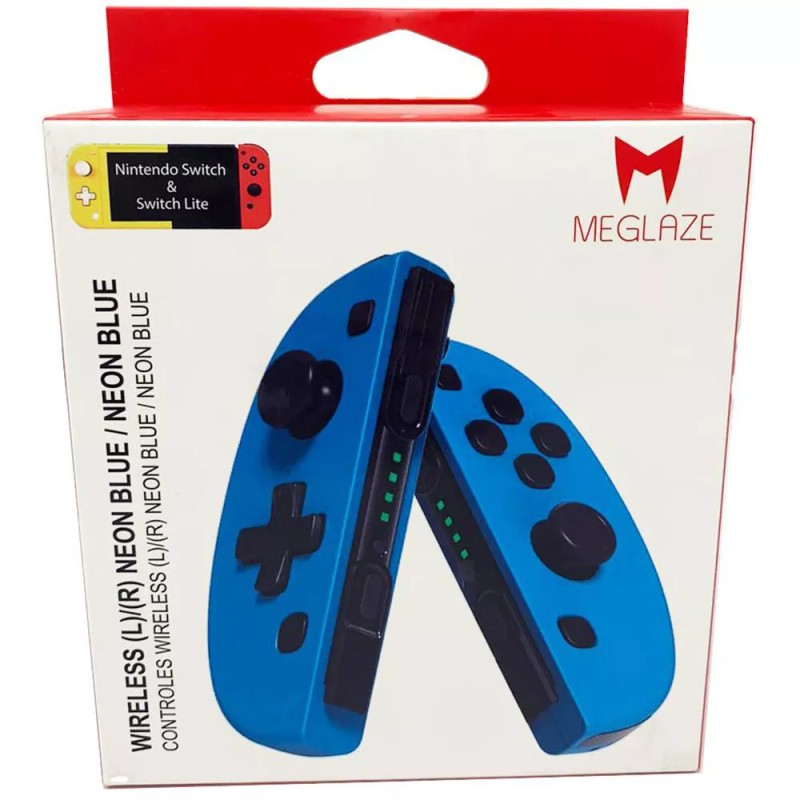 Meglaze Wireless Controllers - Neon Blue/Neon Blue for Switch -