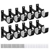 Gudui 12 Pack Curtain Rod Bracket, Heavy Duty Curtain Rod