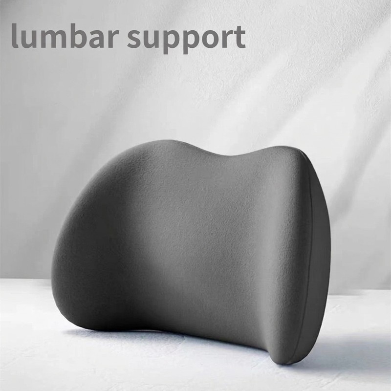 Car Memory Foam Neck & Lumbar Support Cushions for Driving