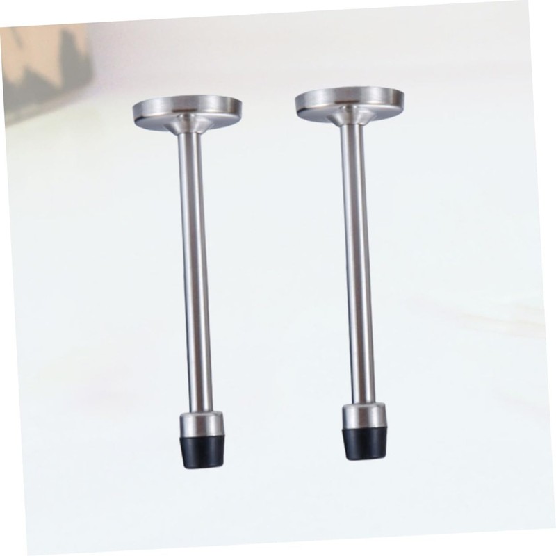 OHPHCALL 2Pcs Stainless Steel Door Stopper Cylindrical Design for Practical