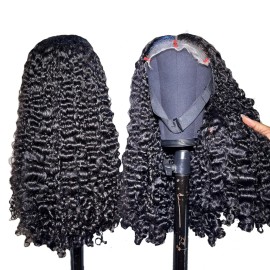 13x4 HD Lace Front Burmese Curly Wig Original Vietnamese Raw Hair Wig 100% Natural Human Hair Bone Straight Wigs for Black Womenstyle: Burmese Curly, stretched length: 12 inches, Lace Size: hd 4x4 closure wig 180%