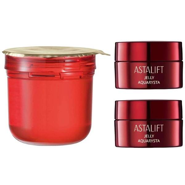 Astalift [Set of About 2 Weeks Mini Included] Jelly Aquista Replacement Refill (Jelly-Shaped Precedent Serum) Approx. 2 Months (2.1 oz (60 g) + Approx. 14 Days (0.2 oz (7 g) Mini x 2)