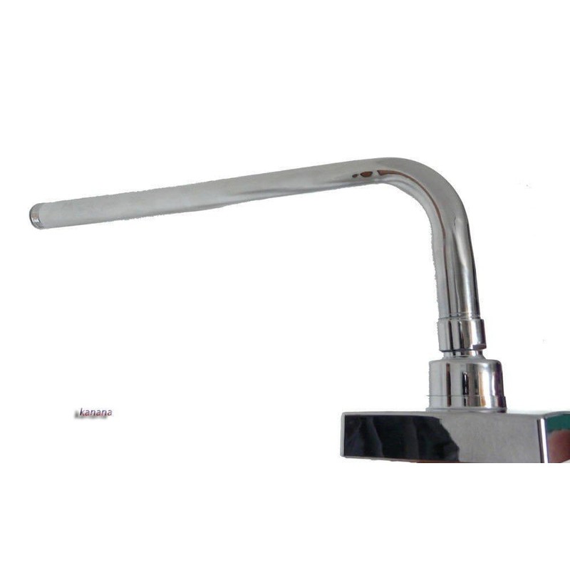 35cm Inlet Arm Wall Bracket Chrome-plated metal for Shower Head