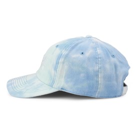 AMERICAN NEEDLE Pickleball Tie Dye Slouch Adjustable Buckle Strap Baseball Hat, Jade/Blue/White (AN2202A-PBALL-JBW)